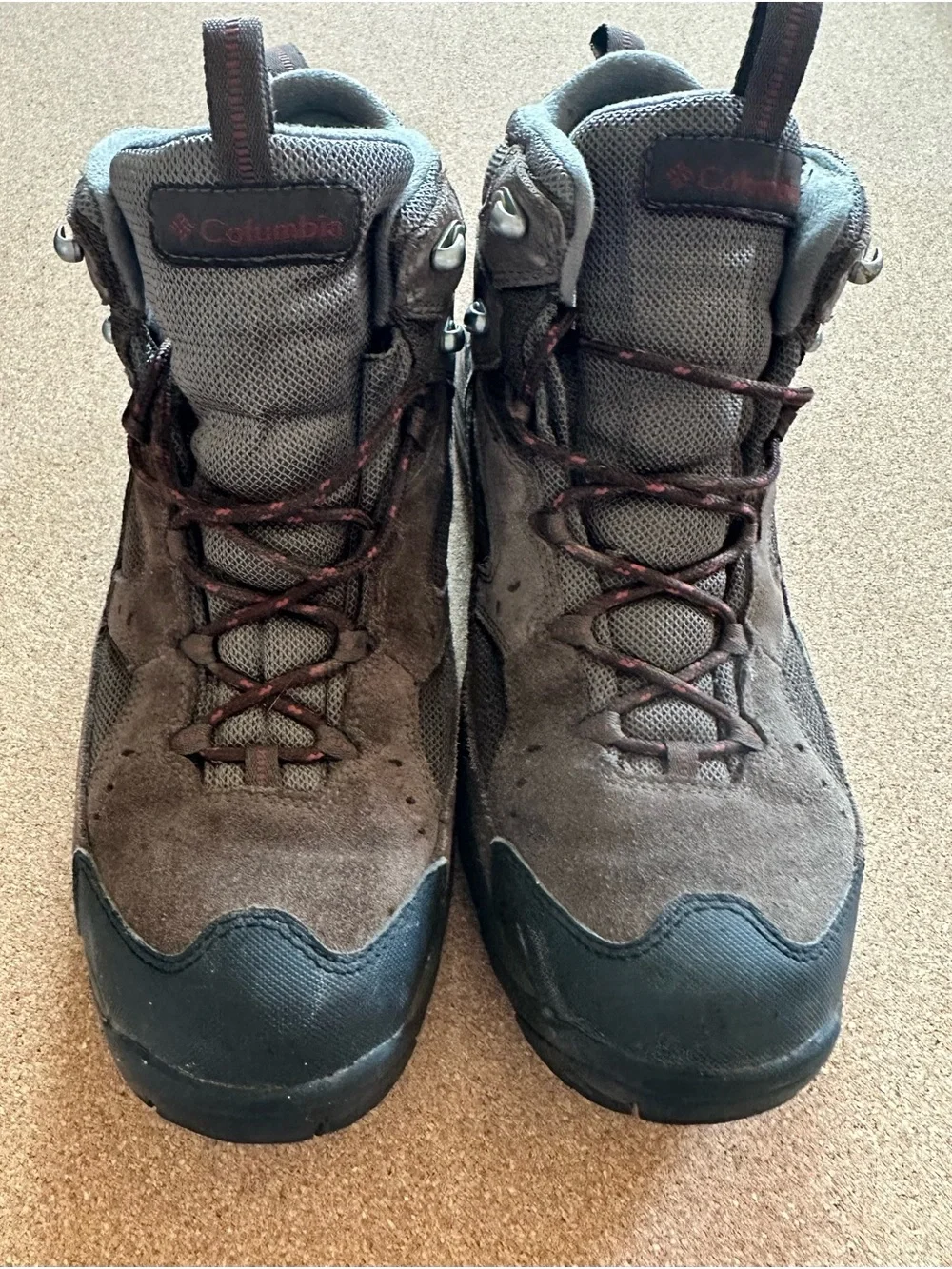 Columbia Men's Brown and Gray Waterproof Hiking Boots
